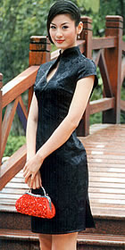 Cup-sleeve Short-length Cheongsam (CM)
