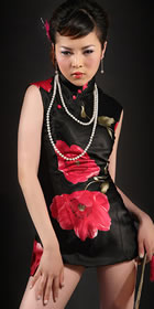 Sleeveless Short-length Cheongsam (CM)