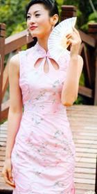 Sleeveless Short-length Cheongsam (CM)