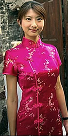 Short-sleeve Mid-length Cheongsam (CM)