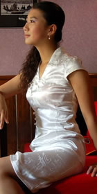 Cup-sleeve Mid-length Cheongsam (CM)