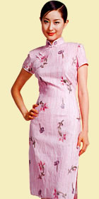 Short-sleeve Mid-length Cheongsam (CM)