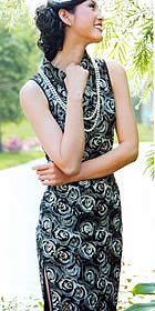 Sleeveless Mid-length Cheongsam (CM)