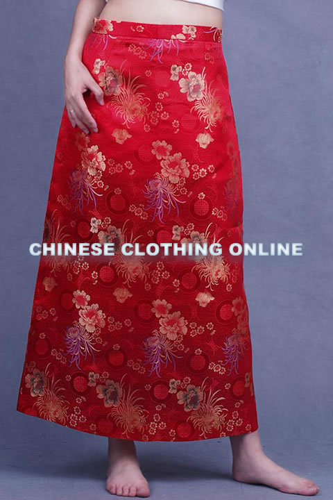 Embroidery Maxi Skirt (CM)