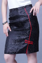 Cheongsam Style Short Embroidery Skirt (CM)