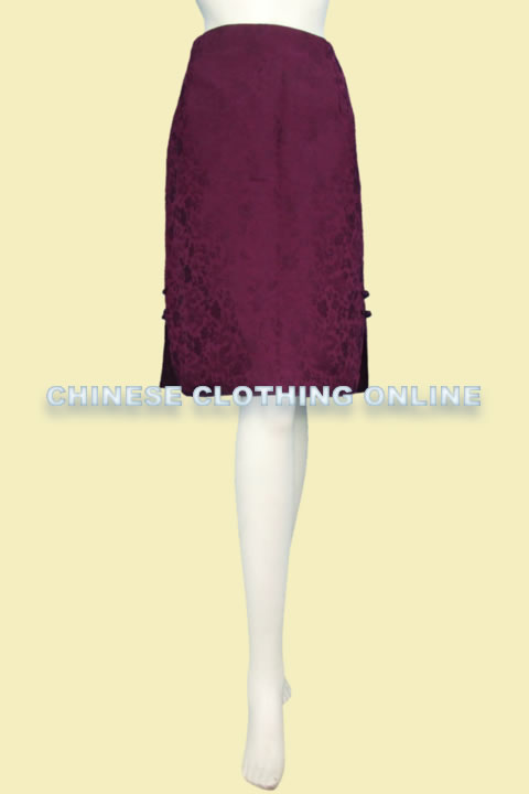 Cheongsam Style Short Embroidery Skirt (CM)