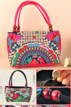 Ethnic Embroidery Handbag