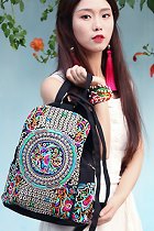 Ethnic Embroidery Backpack