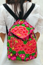 Ethnic Embroidery Backpack