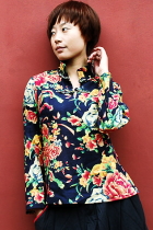 Long-sleeve Mandarin Blouse (CM)