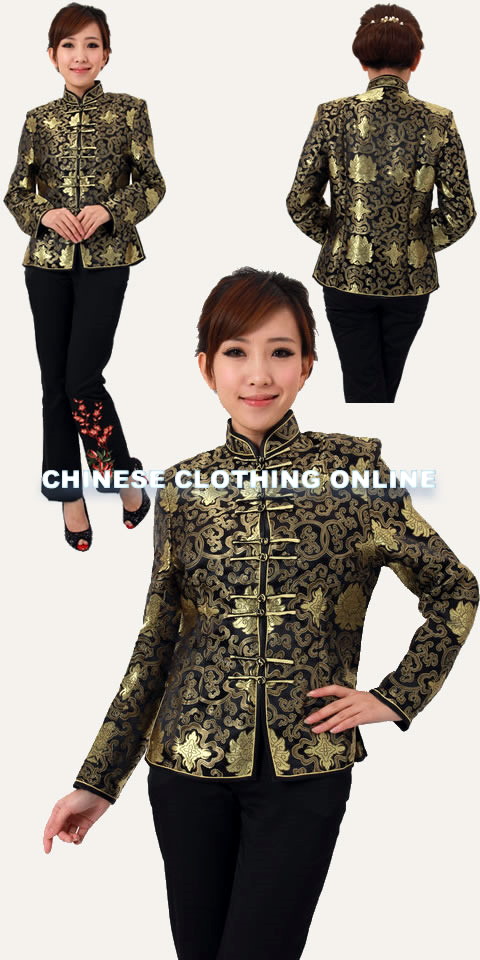 Mandarin Collar Embroidery Chinese Jacket (CM)