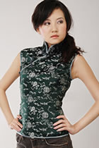 Sleeveless Mandarin Blouse (CM)