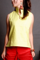 Ethnic Sleeveless Blouse/Vest