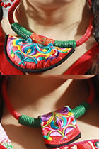 Ethnic Embroidery Necklace