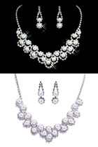 Bridal Necklace and Earrings Set