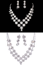 Bridal Necklace and Earrings Set