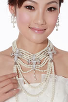 Bridal Necklace and Earrings Set