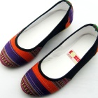 Ethnic Embroidery Low Heal Shoes (RM)