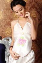 Silky Mudang Peony Embroidery Halter Top (RM)