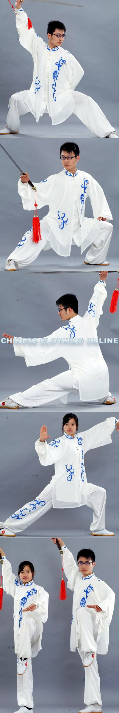 Dragon Embroidery 3-piece Kung Fu / Taichi Suit (CM)