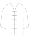 V-Collar Cotton Long-sleeve Underwear (CM)
