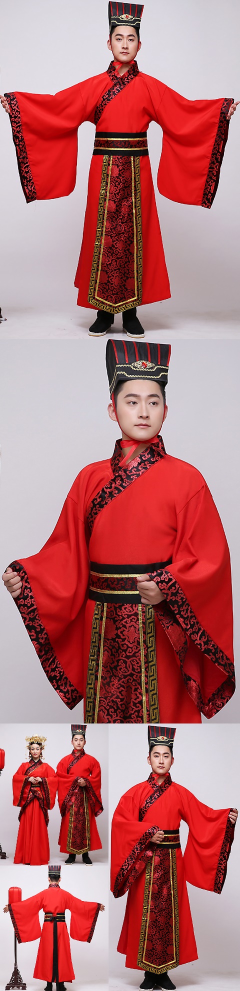 Scholar-bureaucrat Court Dress w/ Crown (RM)