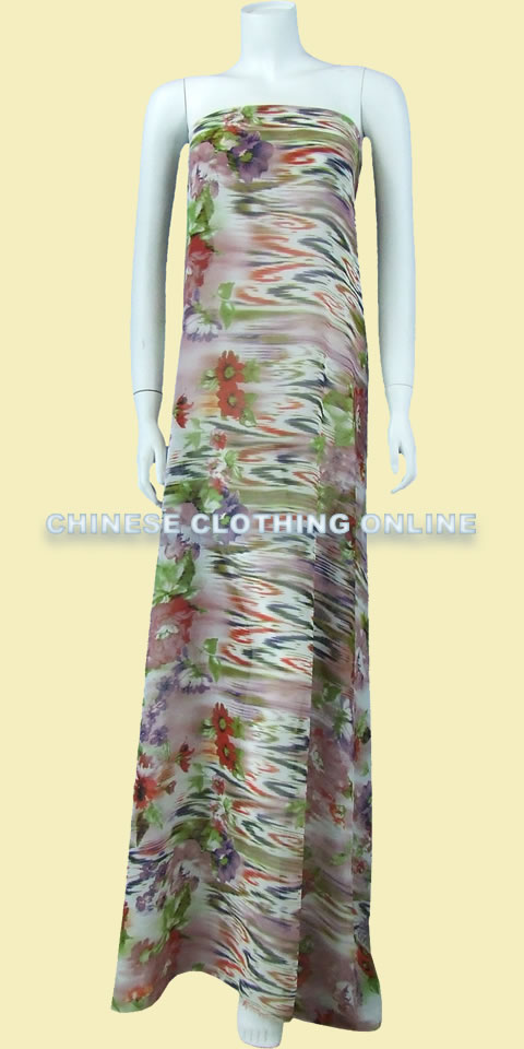 Fabric - See-through Floral Chiffon