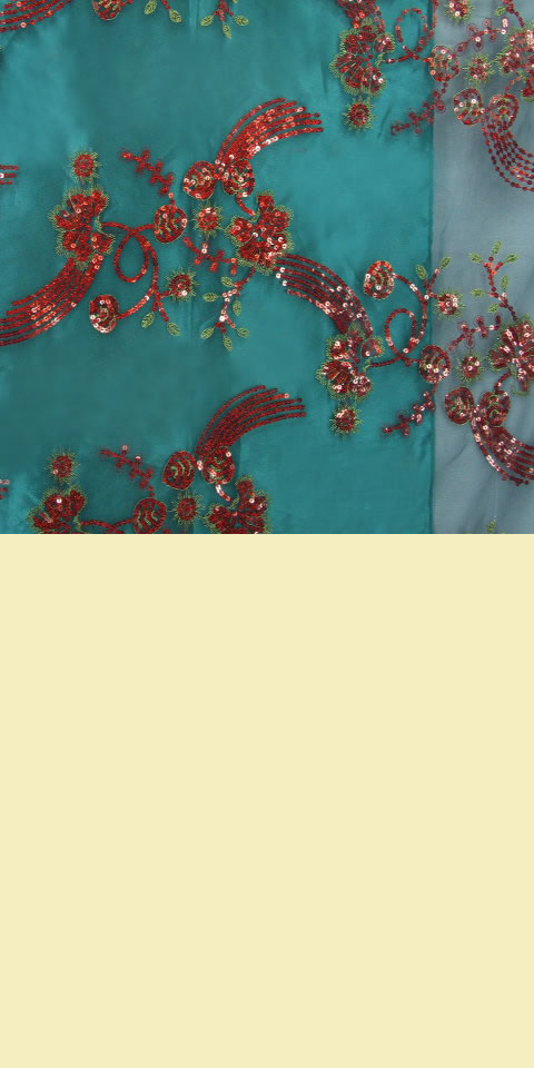 Fabric - See-through Embroidery Gauze