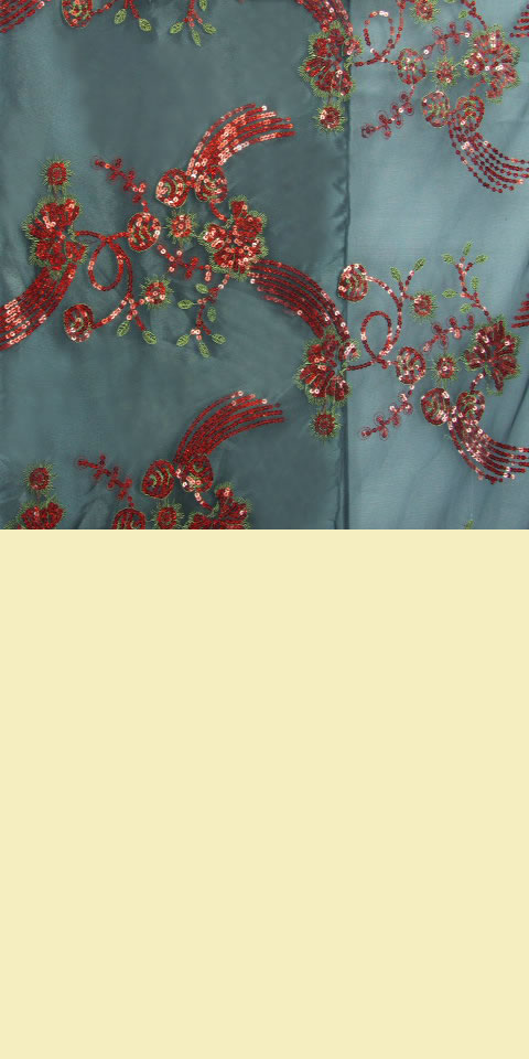 Fabric - See-through Embroidery Gauze