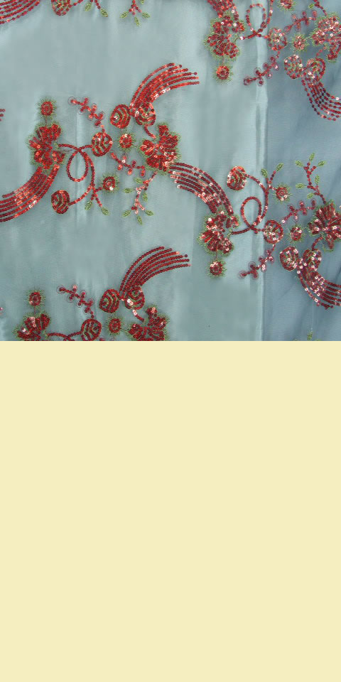 Fabric - See-through Embroidery Gauze