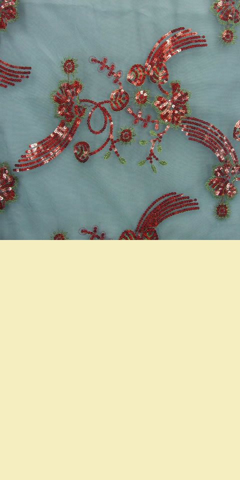 Fabric - See-through Embroidery Gauze
