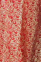Fabric - See-through Embroidery Gauze (Red)