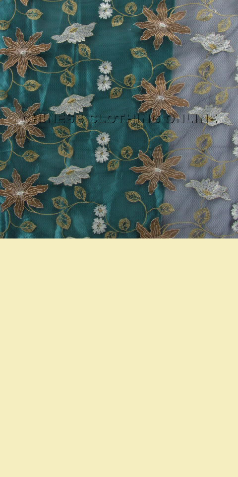 Fabric - See-through Embroidery Gauze (Black)