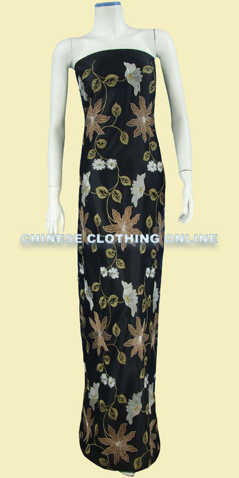 Fabric - See-through Embroidery Gauze (Black)