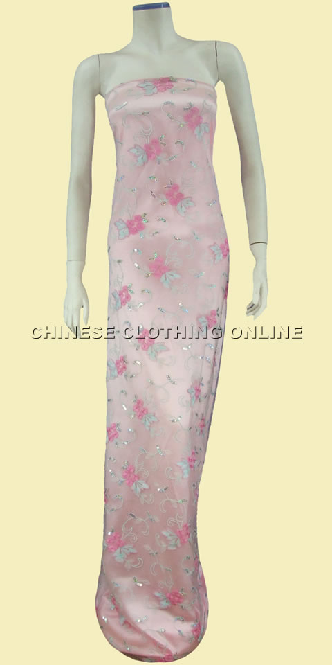 Fabric - See-through Embroidery Gauze (Ivory)