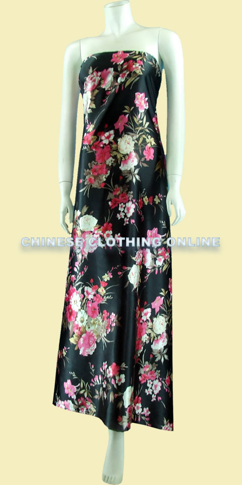 Fabric - Floral Imitation Silk
