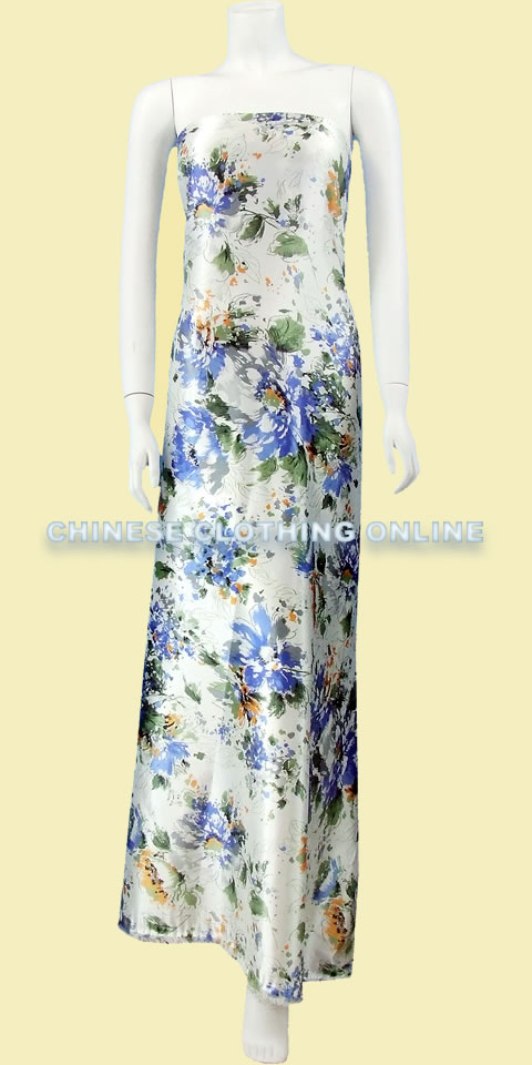 Fabric - Floral Imitation Silk