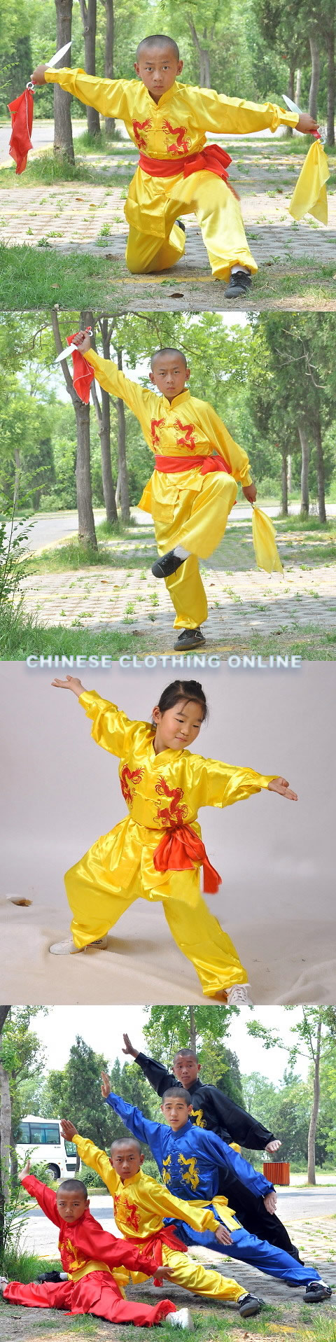 Kid's Kung Fu Uniform with Sash (RM)