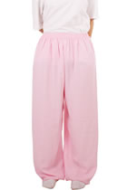 Professional Taichi Kungfu Pants - Cotton/Silk - Pink (RM)