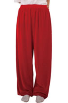 Professional Taichi Kungfu Pants - Velvet - Red (RM)