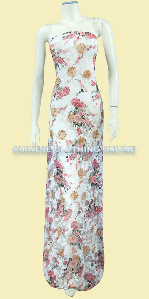 Fabric - Printed Lace Gauze