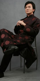 Mandarin Jacquard Robe (CM)
