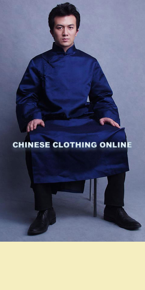Mandarin Jacquard Robe (CM)
