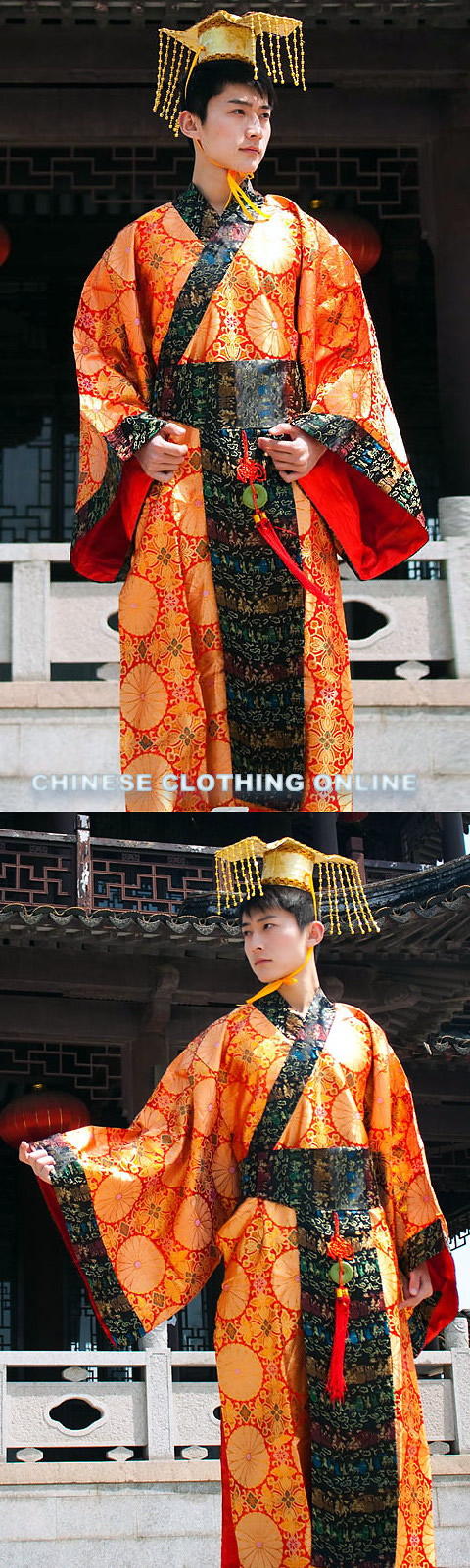 Han Emperor Dress w/ Crown (RM)