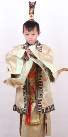 Boy's Han Scholar-bureaucrat Court Dress w/ Crown (RM)