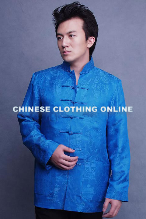 Mandarin Jacquard Jacket (CM)
