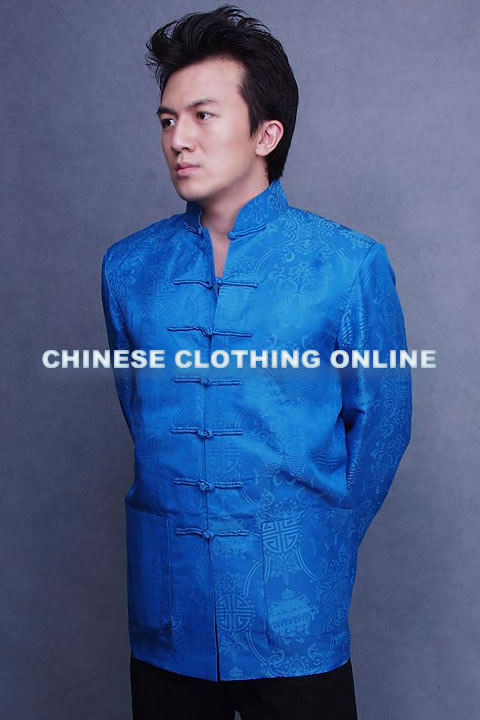 Mandarin Jacquard Jacket (CM)