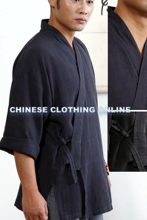 Long-sleeve Cross-collar Mandarin Shirt (CM)