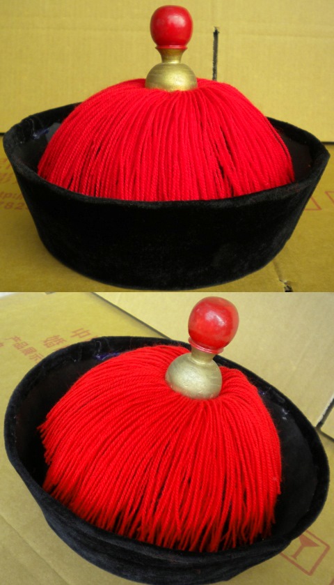 Chinese Qing Dynasty Official Hat for Adults
