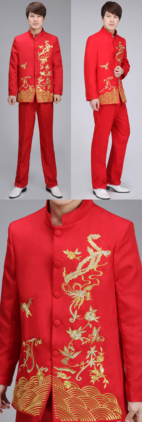 Modernised Embroidery Mao Suit (RM)